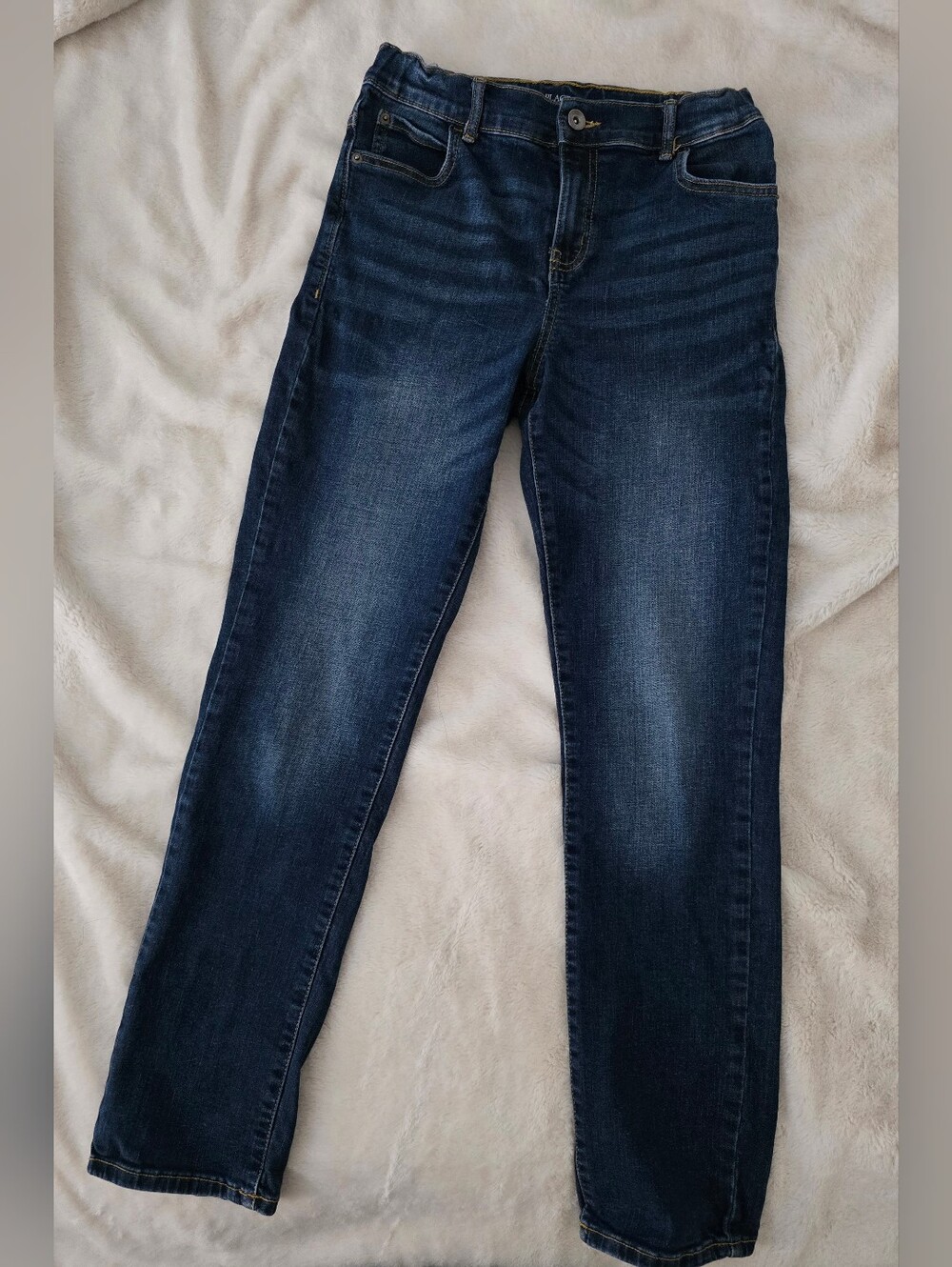 The Place Dark Blue Straight-Leg Jeans